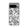 スリムプロテクションケース［ LAGUNAMOON - ボタニカルジャガード - White×Black ］