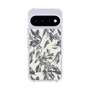 スリムプロテクションケース［ LAGUNAMOON - ボタニカルジャガード - White×Black ］