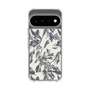 スリムプロテクションケース［ LAGUNAMOON - ボタニカルジャガード - White×Black ］