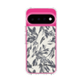 スリムプロテクションケース［ LAGUNAMOON - ボタニカルジャガード - White×Black ］