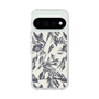 スリムプロテクションケース［ LAGUNAMOON - ボタニカルジャガード - White×Black ］