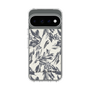 スリムプロテクションケース［ LAGUNAMOON - ボタニカルジャガード - White×Black ］