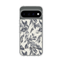 スリムプロテクションケース［ LAGUNAMOON - ボタニカルジャガード - White×Black ］