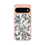 スリムプロテクションケース［ LAGUNAMOON - ボタニカルジャガード - White×Black ］