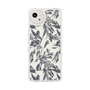 スリムプロテクションケース［ LAGUNAMOON - ボタニカルジャガード - White×Black ］