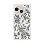スリムプロテクションケース［ LAGUNAMOON - ボタニカルジャガード - White×Black ］