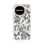 スリムプロテクションケース［ LAGUNAMOON - ボタニカルジャガード - White×Black ］