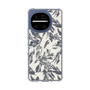 スリムプロテクションケース［ LAGUNAMOON - ボタニカルジャガード - White×Black ］