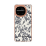 スリムプロテクションケース［ LAGUNAMOON - ボタニカルジャガード - White×Black ］