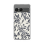 スリムプロテクションケース［ LAGUNAMOON - ボタニカルジャガード - White×Black ］