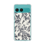 スリムプロテクションケース［ LAGUNAMOON - ボタニカルジャガード - White×Black ］