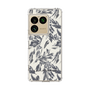 スリムプロテクションケース［ LAGUNAMOON - ボタニカルジャガード - White×Black ］