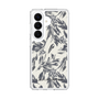 スリムプロテクションケース［ LAGUNAMOON - ボタニカルジャガード - White×Black ］