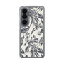 スリムプロテクションケース［ LAGUNAMOON - ボタニカルジャガード - White×Black ］