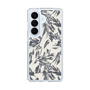 スリムプロテクションケース［ LAGUNAMOON - ボタニカルジャガード - White×Black ］