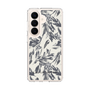 スリムプロテクションケース［ LAGUNAMOON - ボタニカルジャガード - White×Black ］