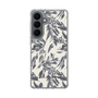 スリムプロテクションケース［ LAGUNAMOON - ボタニカルジャガード - White×Black ］