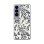 スリムプロテクションケース［ LAGUNAMOON - ボタニカルジャガード - White×Black ］