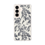 スリムプロテクションケース［ LAGUNAMOON - ボタニカルジャガード - White×Black ］