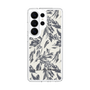 スリムプロテクションケース［ LAGUNAMOON - ボタニカルジャガード - White×Black ］