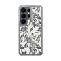 スリムプロテクションケース［ LAGUNAMOON - ボタニカルジャガード - White×Black ］