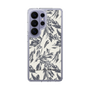 スリムプロテクションケース［ LAGUNAMOON - ボタニカルジャガード - White×Black ］