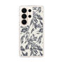 スリムプロテクションケース［ LAGUNAMOON - ボタニカルジャガード - White×Black ］