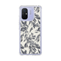 スリムプロテクションケース［ LAGUNAMOON - ボタニカルジャガード - White×Black ］