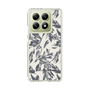 スリムプロテクションケース［ LAGUNAMOON - ボタニカルジャガード - White×Black ］