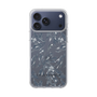 スリムプロテクションケース［ LAGUNAMOON - ボタニカルジャガード - Clear×Black ］