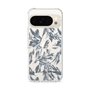 スリムプロテクションケース［ LAGUNAMOON - ボタニカルジャガード - Clear×Black ］