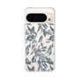 スリムプロテクションケース［ LAGUNAMOON - ボタニカルジャガード - Clear×Black ］