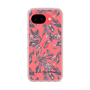 スリムプロテクションケース［ LAGUNAMOON - ボタニカルジャガード - Clear×Black ］