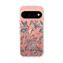 スリムプロテクションケース［ LAGUNAMOON - ボタニカルジャガード - Clear×Black ］