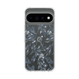 スリムプロテクションケース［ LAGUNAMOON - ボタニカルジャガード - Clear×Black ］