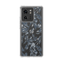 スリムプロテクションケース［ LAGUNAMOON - ボタニカルジャガード - Clear×Black ］