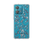 スリムプロテクションケース［ LAGUNAMOON - ボタニカルジャガード - Clear×Black ］