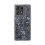 スリムプロテクションケース［ LAGUNAMOON - ボタニカルジャガード - Clear×Black ］