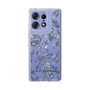スリムプロテクションケース［ LAGUNAMOON - ボタニカルジャガード - Clear×Black ］
