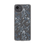 スリムプロテクションケース［ LAGUNAMOON - ボタニカルジャガード - Clear×Black ］