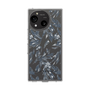 スリムプロテクションケース［ LAGUNAMOON - ボタニカルジャガード - Clear×Black ］