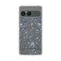 スリムプロテクションケース［ LAGUNAMOON - ボタニカルジャガード - Clear×Black ］