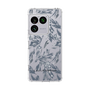 スリムプロテクションケース［ LAGUNAMOON - ボタニカルジャガード - Clear×Black ］