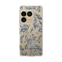 スリムプロテクションケース［ LAGUNAMOON - ボタニカルジャガード - Clear×Black ］