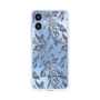スリムプロテクションケース［ LAGUNAMOON - ボタニカルジャガード - Clear×Black ］
