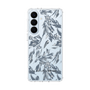スリムプロテクションケース［ LAGUNAMOON - ボタニカルジャガード - Clear×Black ］