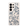 スリムプロテクションケース［ LAGUNAMOON - ボタニカルジャガード - Clear×Black ］
