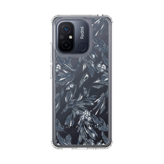 スリムプロテクションケース［ LAGUNAMOON - ボタニカルジャガード - Clear×Black ］