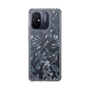スリムプロテクションケース［ LAGUNAMOON - ボタニカルジャガード - Clear×Black ］