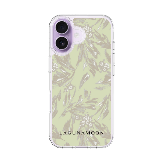 スリムプロテクションケース［ LAGUNAMOON - ボタニカルジャガード - White×Beige ］